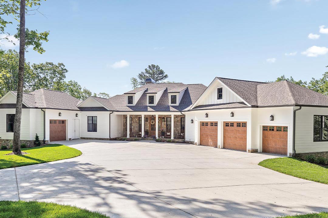 custom home exterior