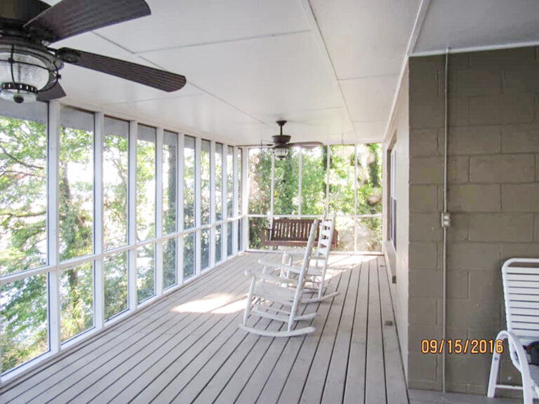 Lake House Porch Remodel - Before