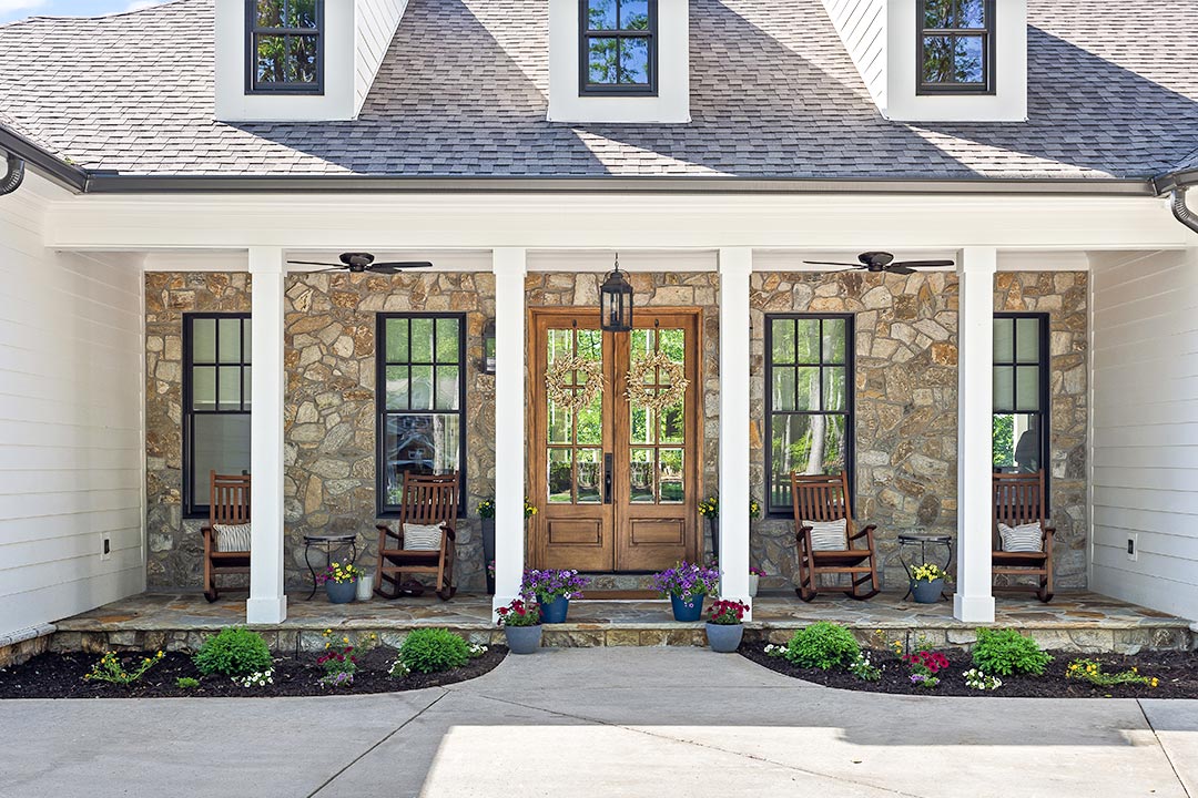 custom home front porch