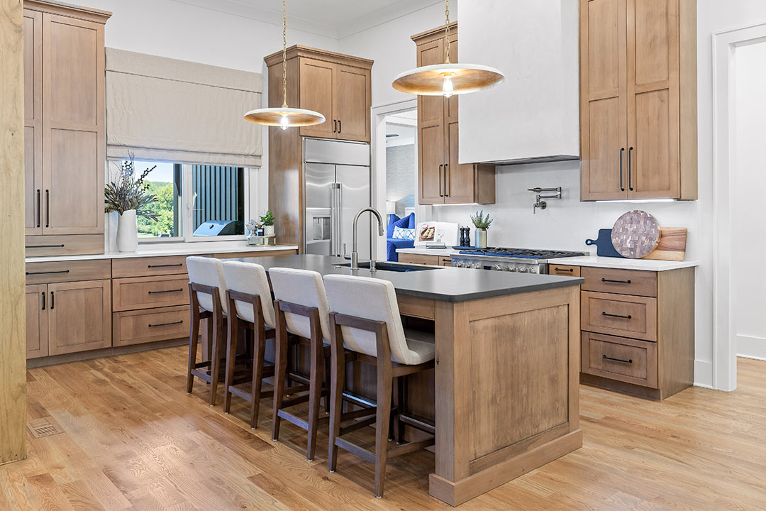 custom home kitchen